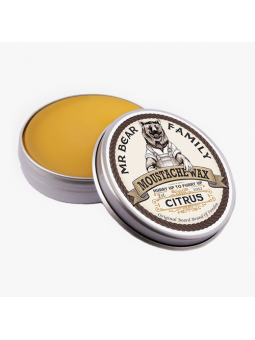 Mr Bear Family Citrus Moustache Wax 30ml