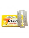 5 Cuchillas de afeitar Doble Filo Gillette 7 o´Clock "SharpEdge"