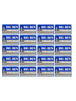 100 Double Edge Blades Big Ben Super Stainless