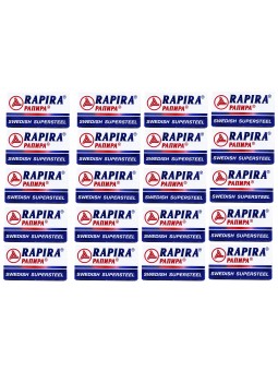 100 Rapira Sweedish Supersteel Double Edge Razor Blades
