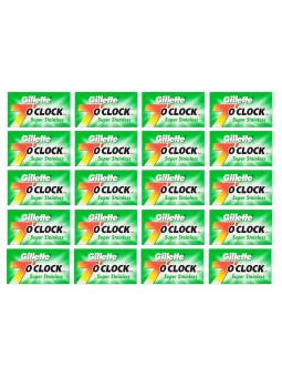 100 DE Blades Gillette 7 o'clock Super Stainless