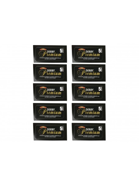 50 Cuchillas de Afeitar Derby Black