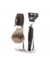 Mühle Shaving Set Fine Badger Shaving Brush & Fusion Razor Kosmo Series