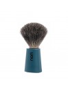 Brocha De Afeitar Nom Tejón Gris Serie Carl Azul