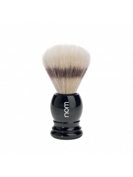 Shaving Brush HJM Pure Bristle Handle Plastic Black