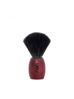 Brocha De Afeitar Nom Fibra "Tejón Negro" Serie Ole Madera Burdeos