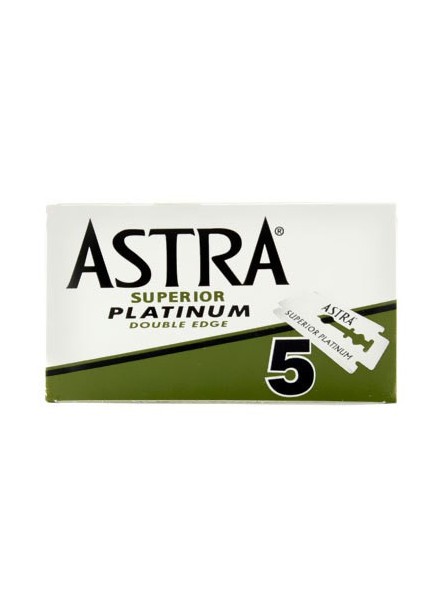 5 Double Edge Blades Astra Superior Platinum
