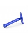 Razorock Hawk Electric Blue Anodized Safety Razor