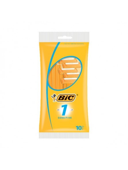 Maquinilla de Afeitar Deshechable 1 Hoja Bic Sensitive x10uds