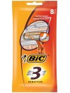 Bic 3 Blade Razor x8 units