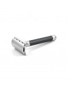 Maquinilla Clásica de Afeitar Acero Inoxidable Grooved Gun Metal Edwin Jagger