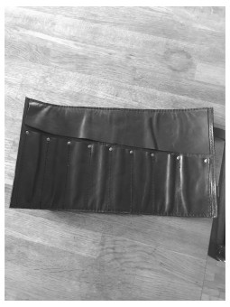 Kai Kasho Leather Black Carry Roll