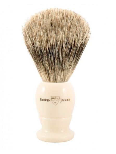 Brocha de Afeitar Best Badger Marfil Edwin Jagger 