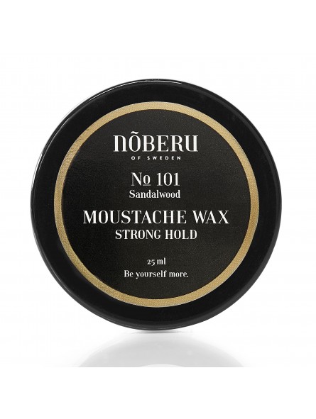 Cera para Bigote Fijación Fuerte Sándalo Noberu Of Sweden 25ml