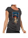 Camiseta Barber Girl Attitude Hey Joe Gris Talla S
