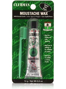 Clubman Pinaud Black Moustache Wax 14g