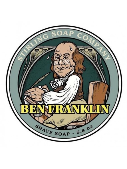 Stirling Soap Co Shaving Soap Ben Franklin 170ml
