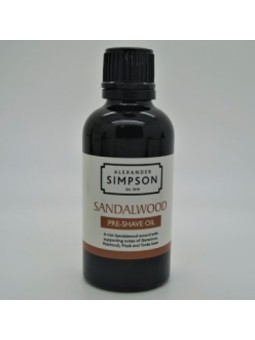 Simpsons Sandalwood Pre Shave Oil 50ml