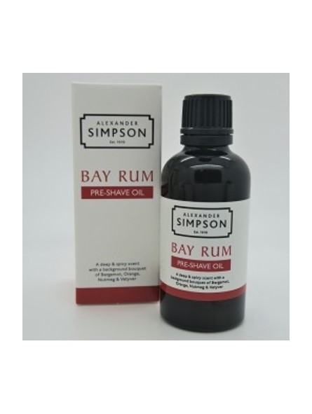 Simpsons Bay Rum Pre Shave Oil 50ml