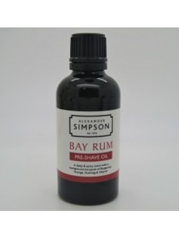 Simpsons Bay Rum Pre Shave Oil 50ml