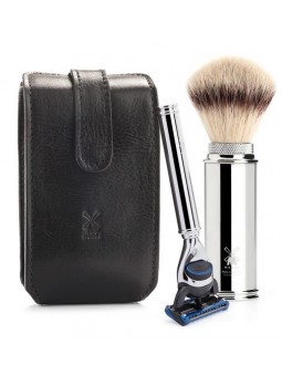 Mühle Travel Shaving Set Shaving Brush & Fusion Razor
