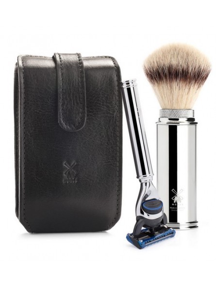 Mühle Travel Shaving Set Shaving Brush & Fusion Razor