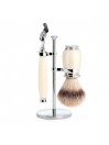 Set Afeitado Mühle Brocha Afeitar & Maquinilla Gillette® Fusion® Serie Purist Marfil
