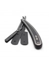 Hey Joe Carbon Edition Premium Classic Razor Silver
