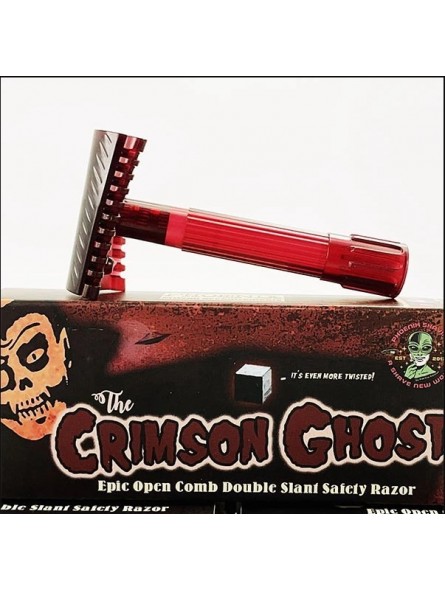 Maquinilla de Afeitar Clásica Peine Abierto Slant Crimson Ghost Phoenix Artisan Accoutrements