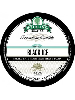 Jabón de Afeitar Black Ice Stirling Soap Co 170ml