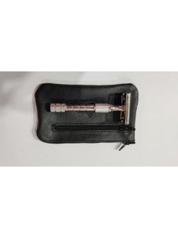 Neceser Viaje Cuero para Maquinilla Epsilon
