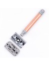 Parker 63C Rose Gold Open Comb Classic Safety Razor