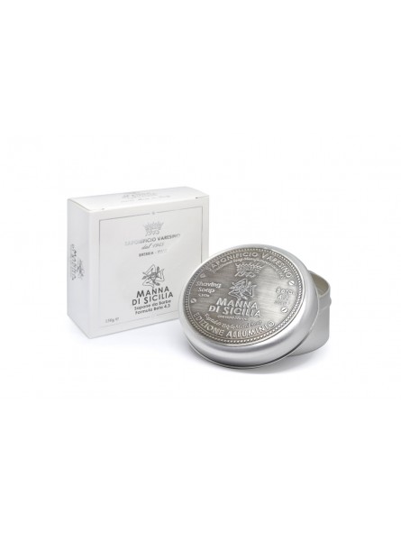 Saponificio Varesino Manna di Sicilia 4.3 metal Shaving Soap 150g