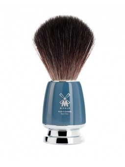 Mühle Shaving Brush Black Fibre M Blue Petrol Serie Rytmo