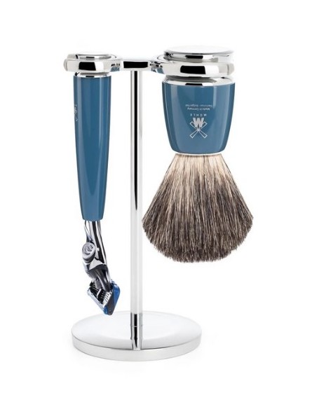 Set Afeitado Mühle Brocha Afeitar, Maquinilla Gillette® Fusi