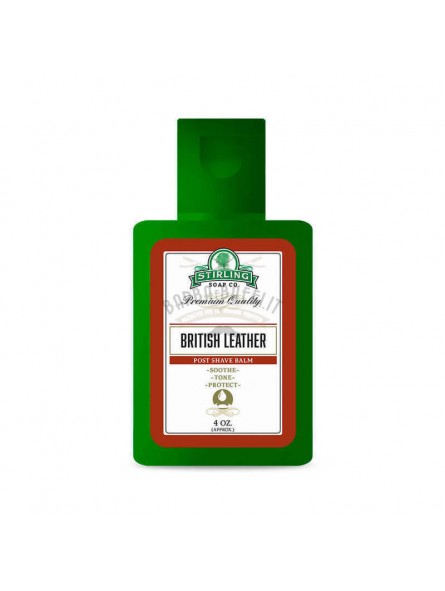 Stirling Soap Co British Leather After Shave Balm 118ml