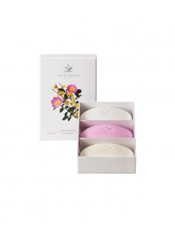 Acca Kappa White Moss, Virginia Rose y Calycanthus Soap Set 3x150g