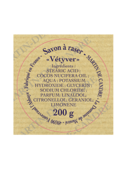 Martin de Candre Vetiver Shaving Soap 200g. Limited Edition.