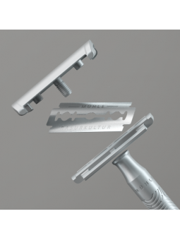 Mühle Unisex Safety Razor Companion with Cotton Strap Stone
