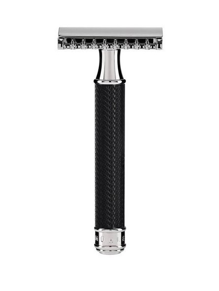 Mühle Double Edge Safety Razor R41 Black Open Comb