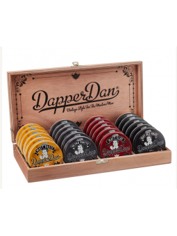 Dapper Dan 24 Pomades Empty Wooden Box