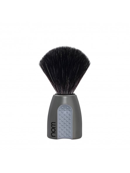 Brocha Afeitar NOM Fibra Negra Y Gris
