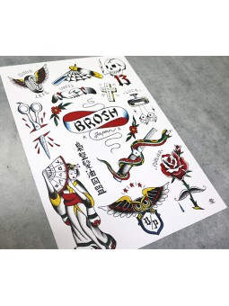 Brosh Traditional Poster