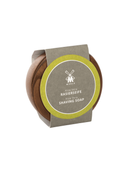 Mühle Aloe Vera Shaving Soap & Wooden Bowl 65gr