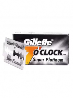 5 Cuchillas Gillette 7 o'clock Super Platinum Black
