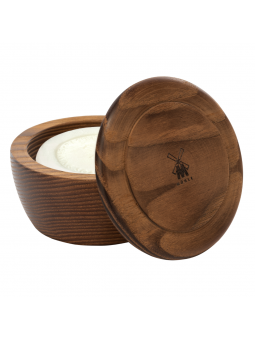 Jabón de Afeitar Pomelo y Menta & Bol Madera Mühle 65gr