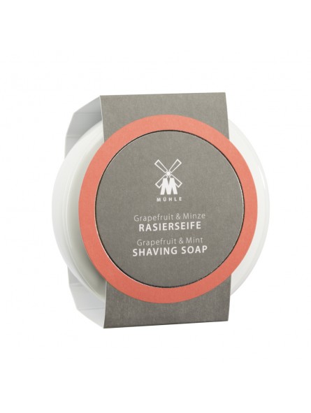 Mühle Grapefruit & Mint Shaving Soap & Porcelain Bowl 65g