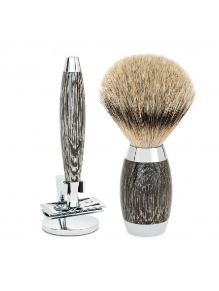Mühle Shaving Set Silvertip Badger Shaving Brush, Classic Safety Razor