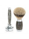 Mühle Shaving Set Silvertip Badger Shaving Brush, Classic Safety Razor