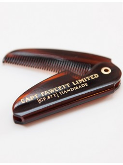 Estuche Cera Bigote Private Stock & Peine Captain Fawcett